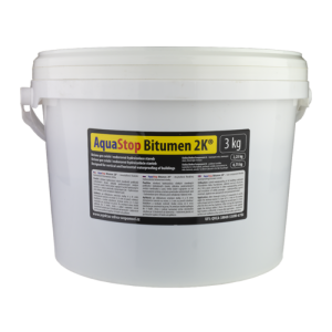 AquaStop Bitumen 2K® (3 kg) tixotropná hydroizolácia