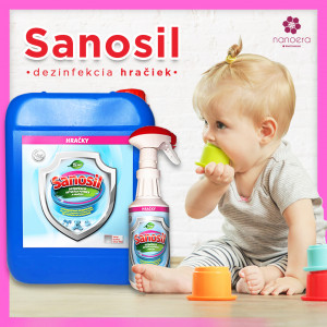 Sanosil - Dezinfekcia Hračiek